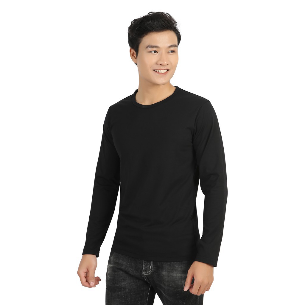 Áo thun thu đông dài tay mềm mịn | BigBuy360 - bigbuy360.vn