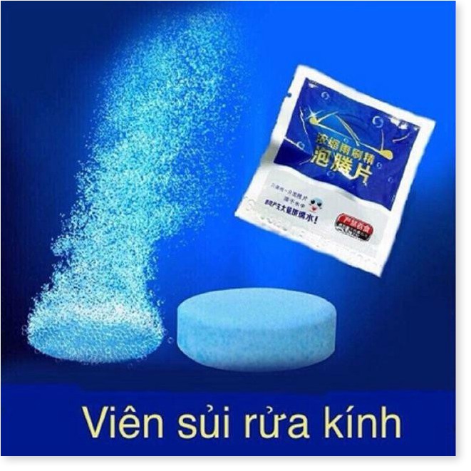 Combo 10 Viên Sủi Rửa Kính Xe Hơi