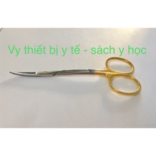 Kéo nhấn mí chữ S cán vàng cap cấp