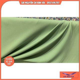 Vải Đũi thoi-Màu xanh cốm ngọt ngào-Chất vải mềm mại-rũ-Cho người mặc cảm giác dễ chịu-Hàng loại 1 không nhăn-không nhàu
