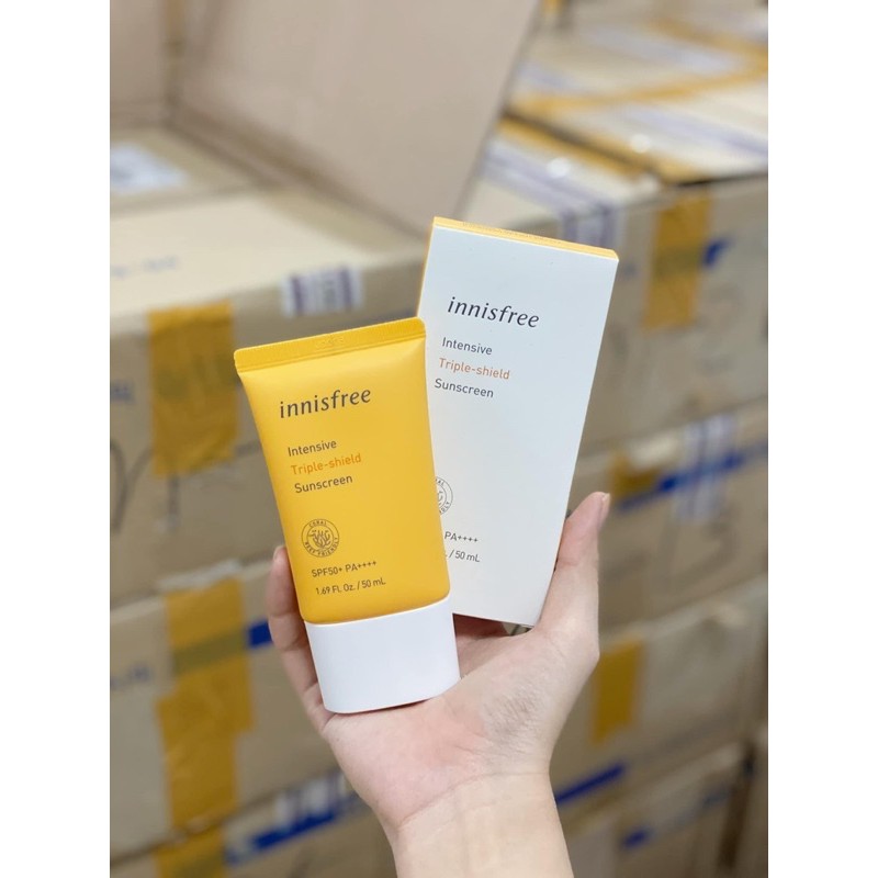 Kem chống nắng Innisfree Triple Shield (mẫu mới 2021)