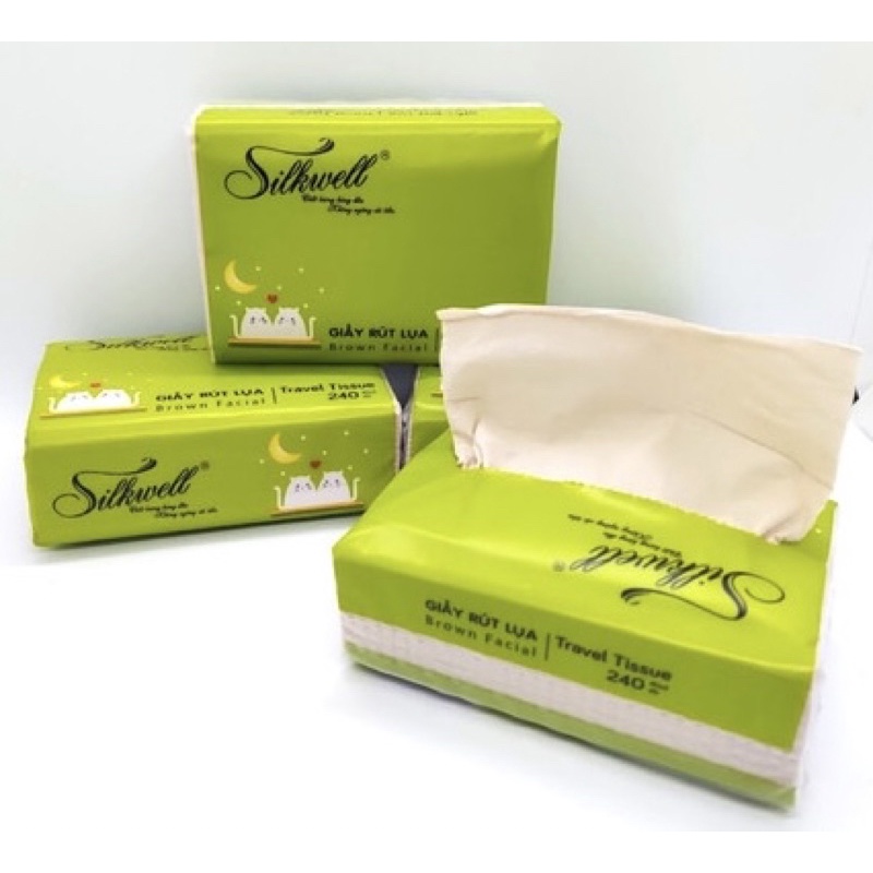 BỊCH 30 GÓI RÚT TRE GẤU TRÚC 300 TỜ SILKWELL
