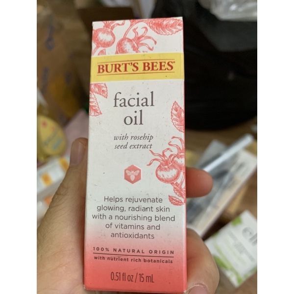 Dầu Dưỡng Da Mặt, Dưỡng Ẩm &amp; Chống Lão Hóa Da Mặt Bu.Bees 15ml