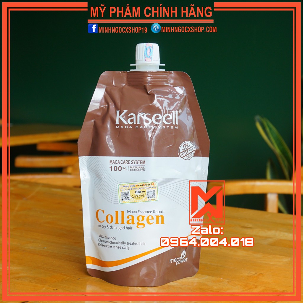 Ủ TÓC COLLAGEN KARSEELL MACA SIÊU MỀM MƯỢT TÓC 500ML CHÍNH HÃNG | BigBuy360 - bigbuy360.vn