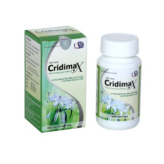 TPBVSK hỗ trợ giảm sự tiến triển u xơ tử cung, u xơ phì đại tiền liệt tuyến CRIDIMAX (Chai 60 viên)