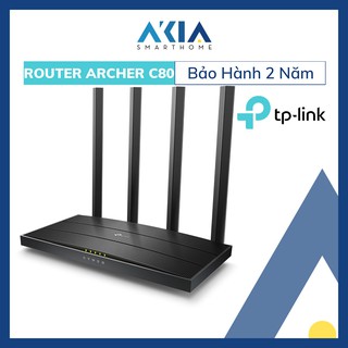 Bộ phát Wifi TP Link Archer C80 gigabit AC1900 - Router wifi băng tần kép với 4 cổng Gigabit, 4 ăng ten siêu mạnh