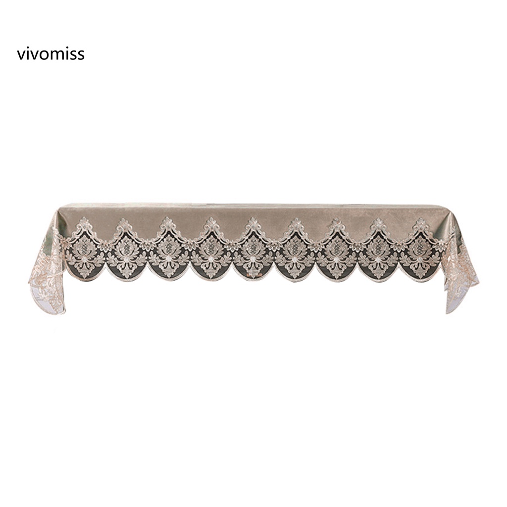 Tấm vải ren phủ đàn piano chống bụi dễ dàng làm sạch thêu họa tiết sang trọng