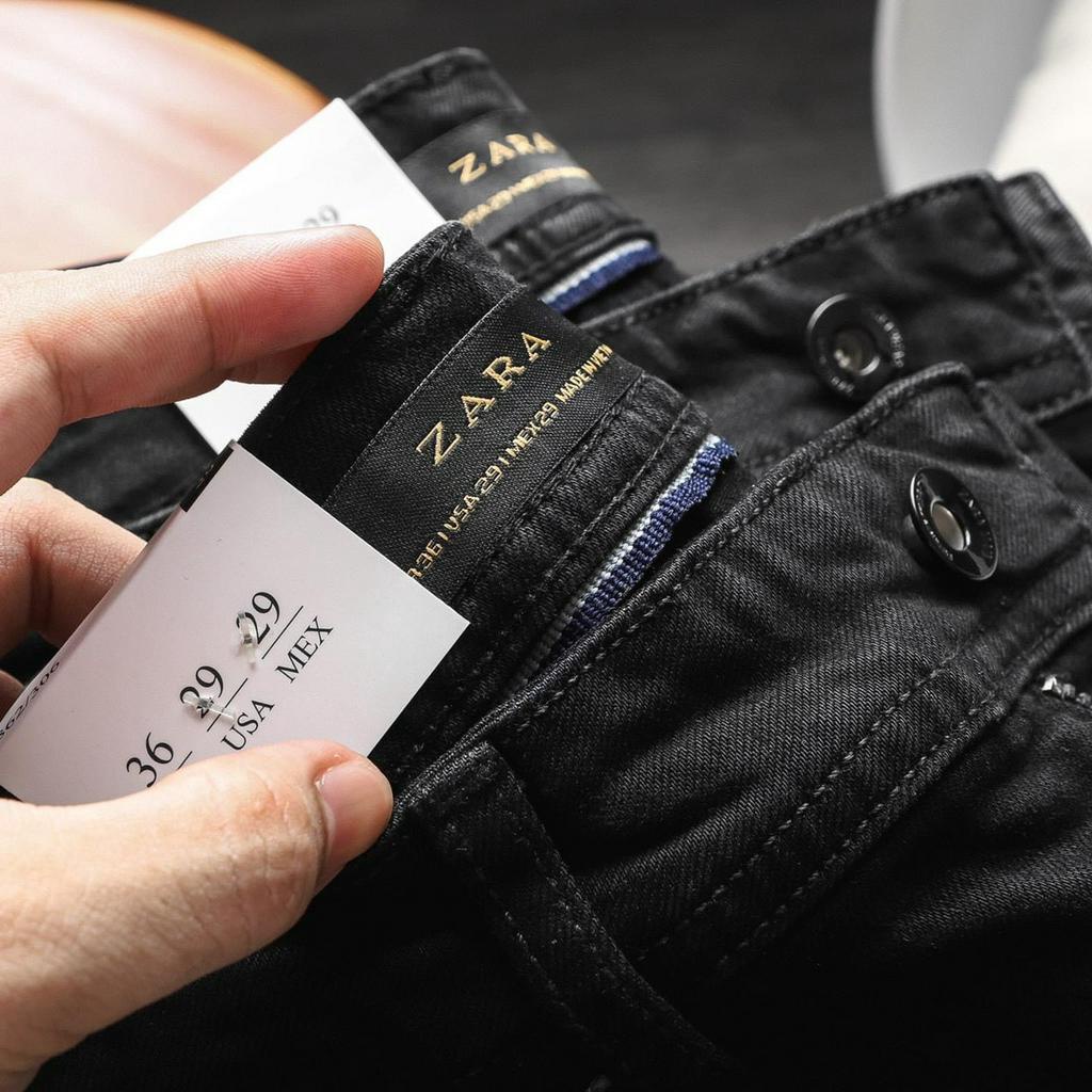 Quần jean nam ZR cao cấp vải dày dặn chất đẹp hàng 2 màu trắng đen