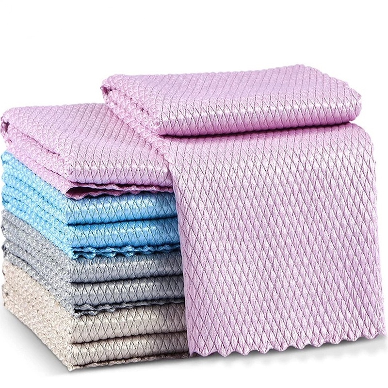 1 Khăn Lau Kính Cỡ Lớn Thấm Hút Tốt Không Để Lại Vết Bẩn Và Vết Bẩn