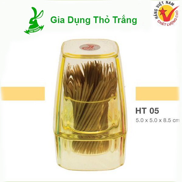 Hủ Lọ Đựng Tăm Nhựa Trong Acrylic Cao Cấp Fataco Việt Nam