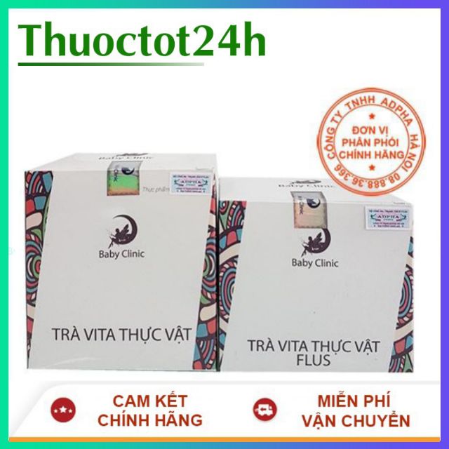 (Mẫu mới) Trà VITA thực vật tăng cân an toàn 15 gói x 3g