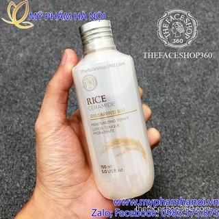 NƯỚC HOA HỒNG GẠO RICE CERAMIDE MOISTURE TONER THE FACE SHOP