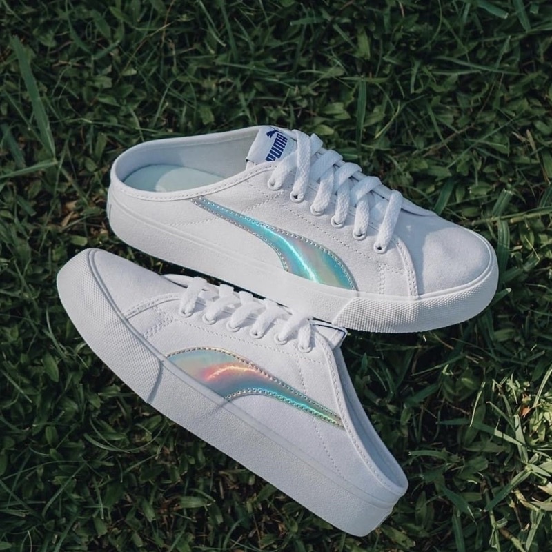 Giày sục Puma Bari Mule Hologram bill Hàn