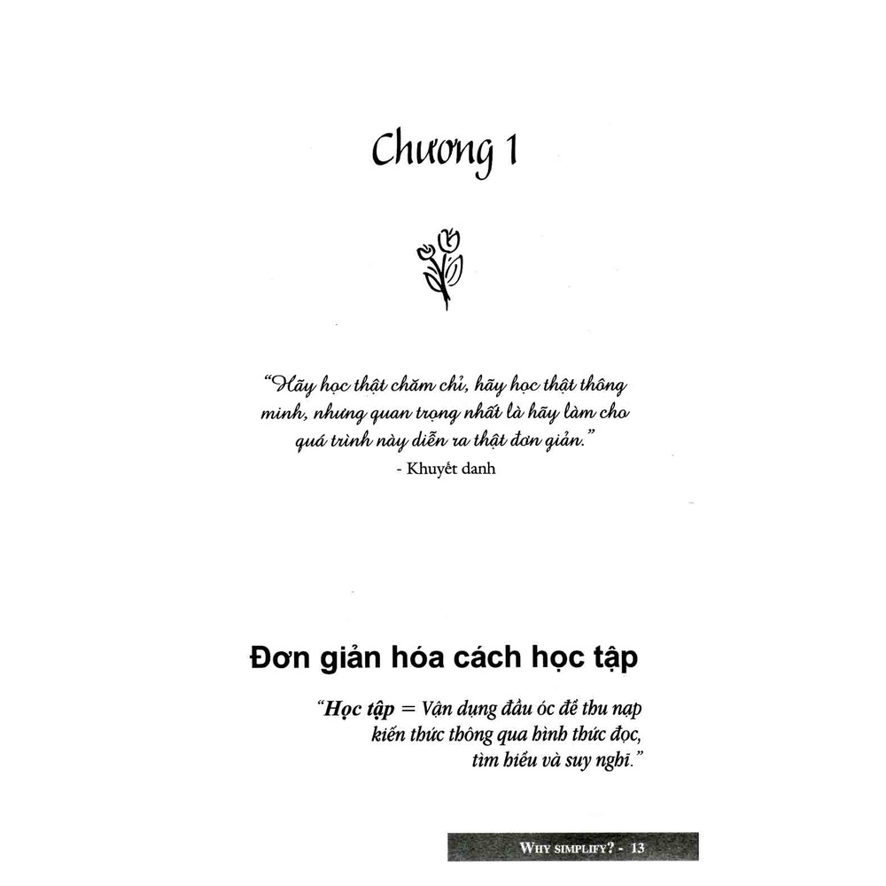 Sách - Tại Sao Cần Đơn Giản?