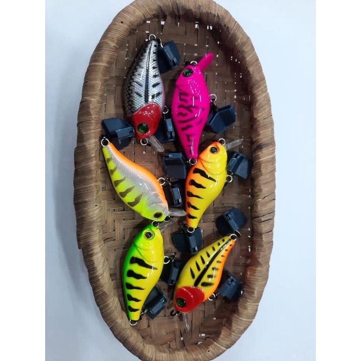 Mồi Lure câu cá siêu nhạy Crank Cherry 6.5g Hirushima HKN Fishing