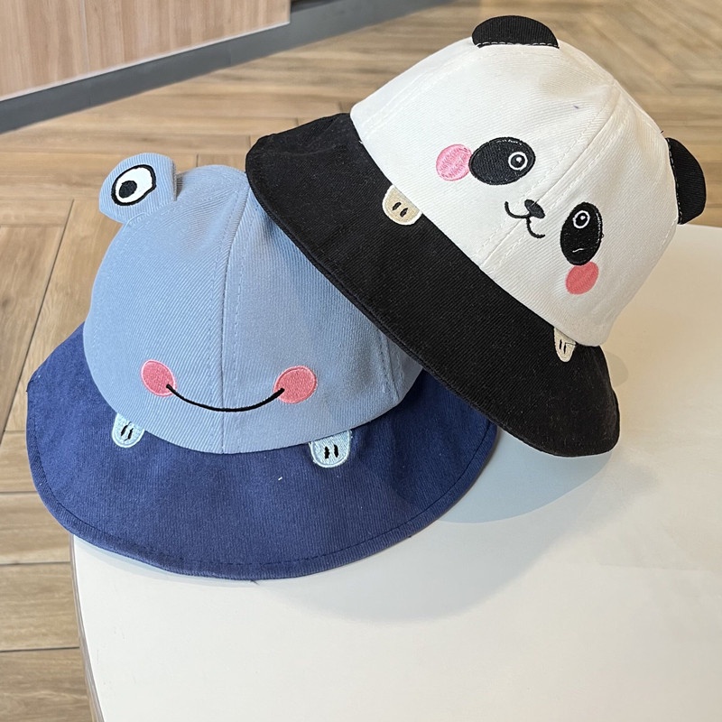 Nón Tai Bèo Vải Nhung Họa Tiết Hoạt Hình Dễ Thương Cho Bé