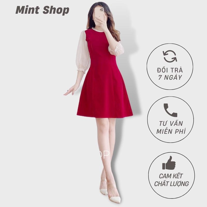 váy đầm đi chơi đi tiệc tay voan cổ bèo chất tuyết mưa Cao Cấp Sang Trọng kiểu dáng trẻ trung | BigBuy360 - bigbuy360.vn