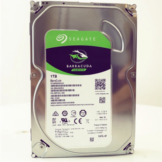 ZXC7 TYDB Ổ Cứng Seagate BarraCuda 1TB/64MB/3.5 44 ZXC7 | BigBuy360 - bigbuy360.vn