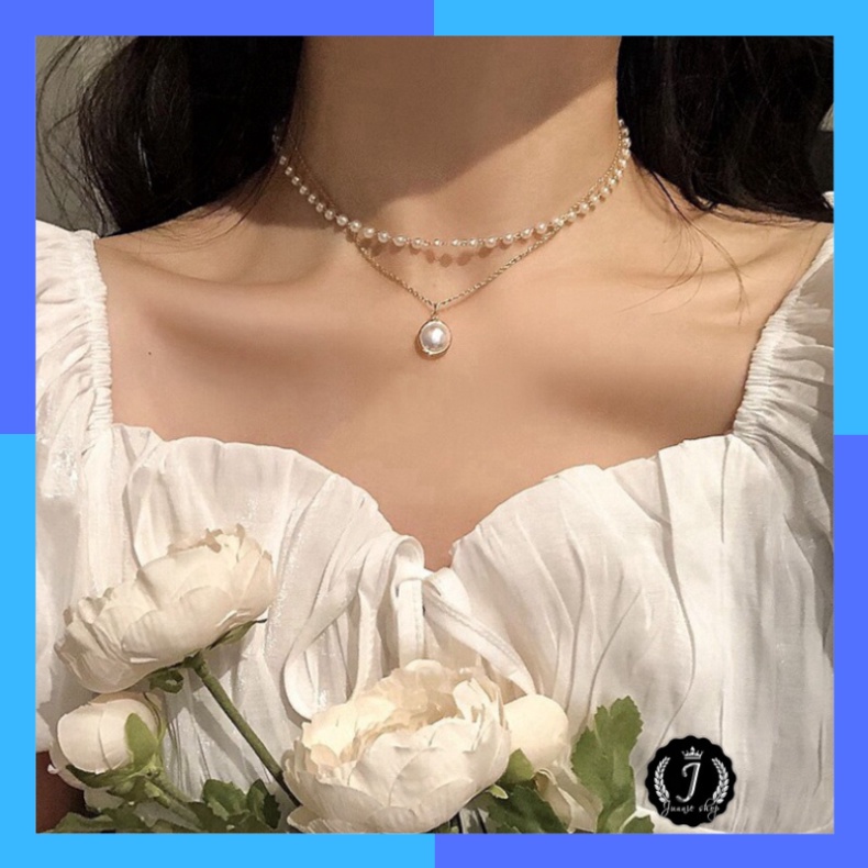 Dây Chuyền Mặt Tròn Họa Tiết Đồng Xu Phong Cách Bohemian DC77