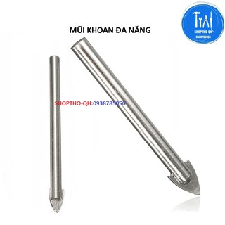 Mũi khoan thủy tinh/gốm sứ 6/8/10/12mm chuyên dụng(MŨI TAM GIÁC).