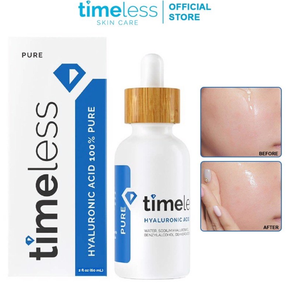 Serum Timeless 30ml đủ loại Vitamin B5 , Coenzyme, Matrixyl S6 , HA , Argan Oil , Squalane Oil , Matrixyl 3000
