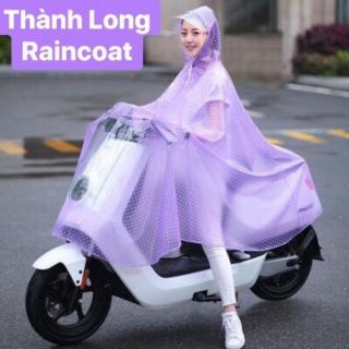 Áo mưa chấm bi Thành Long