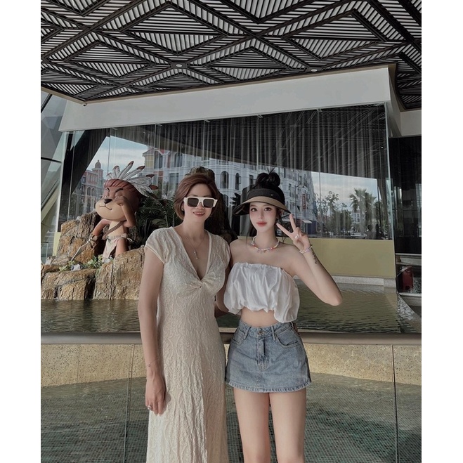 QUẦN GIẢ VÁY JEANS NGẮN NỮ BASIC QUẢNG CHÂU LOẠI 1 MS24991 (G1-6)