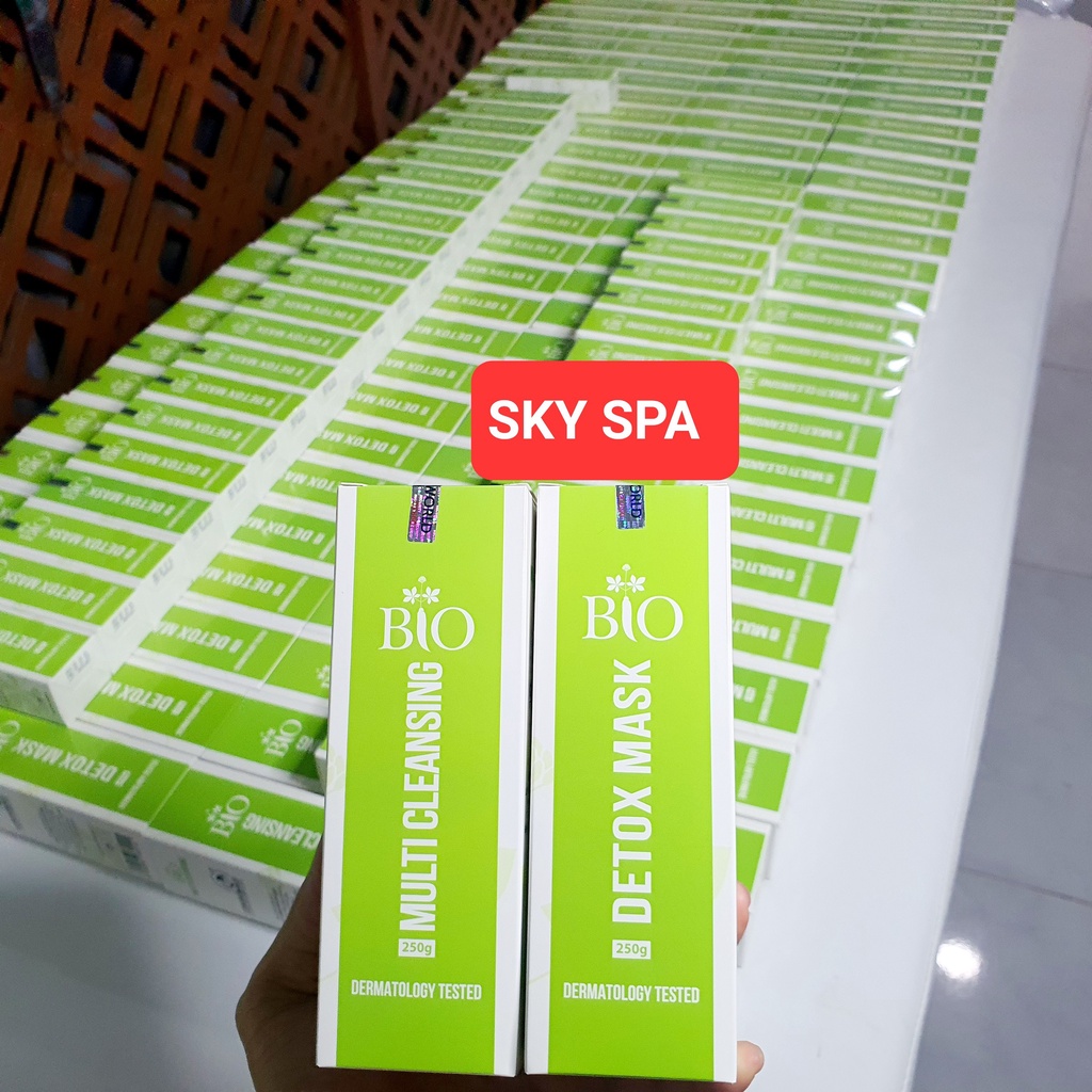 Bio Detox Mask 250g mặt nạ thải độc da mặt dịu nhẹ an toàn từ công nghệ sinh học của mediworld