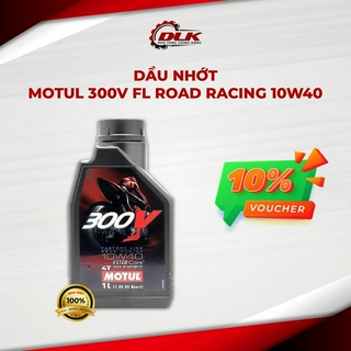 Nhớt motul 300v - nhớt xe máy motul 300v factory line road racing 10w40 1lít - phụ tùng chính hãng