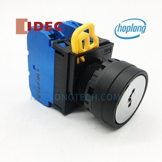 YW1K-3AE20 Công tắc xoay 3 vị trí có khóa tự giữ IDEC 2NO