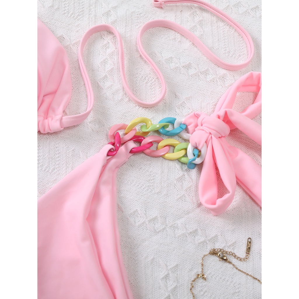 Bộ đồ bơi phối dây xích nhiều màu sắc PX87 | BigBuy360 - bigbuy360.vn