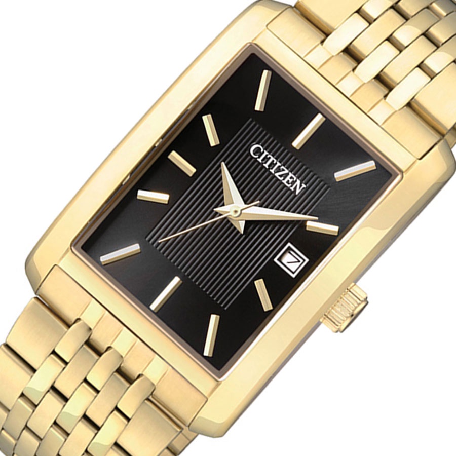Đồng Hồ Nam Citizen Dây Thép Không Gỉ BH1673-50E - Mặt Đen
