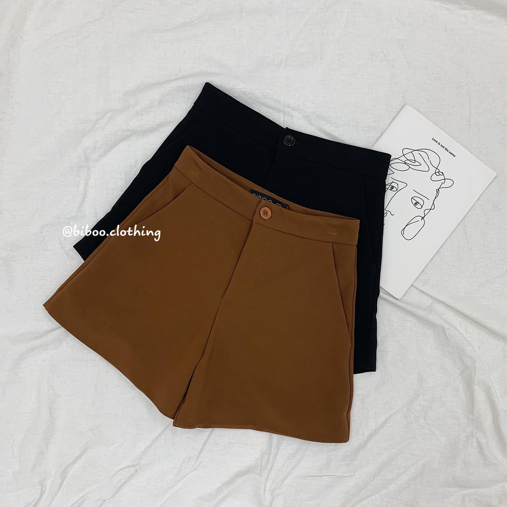 BIBOO - Quần short basic cài nút