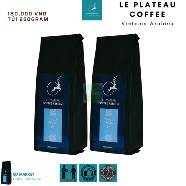 Cà phê ngon arabica nguyên chất rang xay, cafe pha phin, caphe pha máy, cold brew, 250g Le Plateau coffee q7market | BigBuy360 - bigbuy360.vn