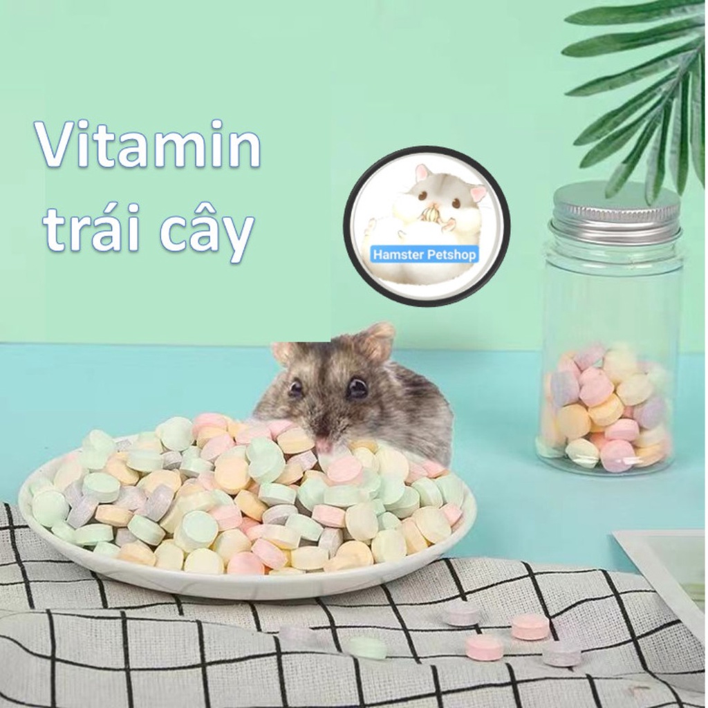 Viên uống bổ sung vitamin trái cây 5 loại cho hamster