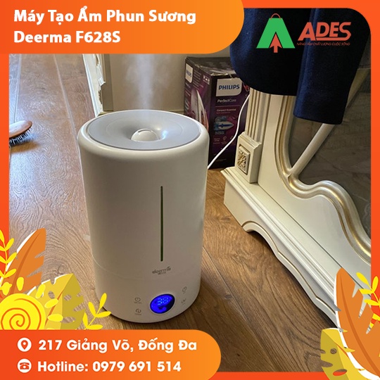 Máy tạo độ ẩm Xiaomi Deerma F628s - Bảo hành Chính hãng - Thể tích 5L, UV, dùng được tinh dầu