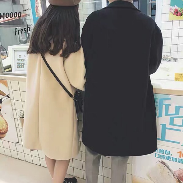 [Ảnh+Clip Thật] Áo Khoác Dạ Đôi Nam Nữ Giá Hạt Dẻ Lót Lông | BigBuy360 - bigbuy360.vn