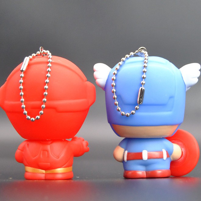 Móc khóa siêu anh hùng Avenger và DC. Mẫu chibi kèm ảnh thật.