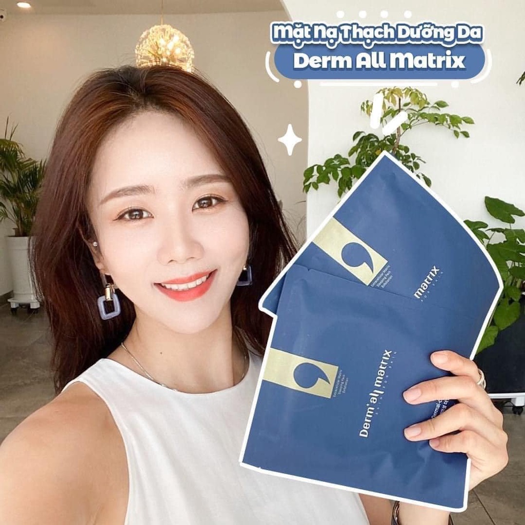 Mặt Nạ Thạch Dưỡng Da , Thải Độc Derm All Matrix Facial Dermal Care Mask - Epidermal Detoxifying Mask