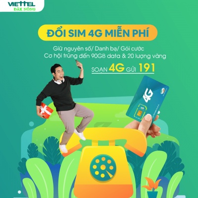 PHÔI SIM TRẮNG 4G VIETTEL ĐỔI SIM TẠI NHÀ DỄ DÀNG