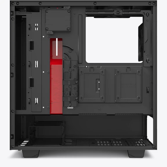 Vỏ Case Máy Tính NZXT H510i Màu Đen Đỏ