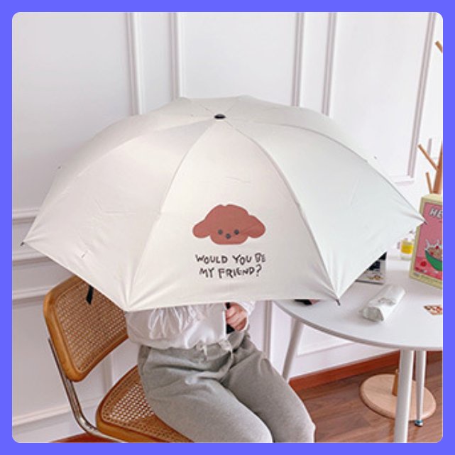 Dù che nắng mưa ô gấp gọn nhiều hình cute dễ thương nhỏ gọn làm quà tặng sinh nhật đẹp rẻ học sinh sinh viên