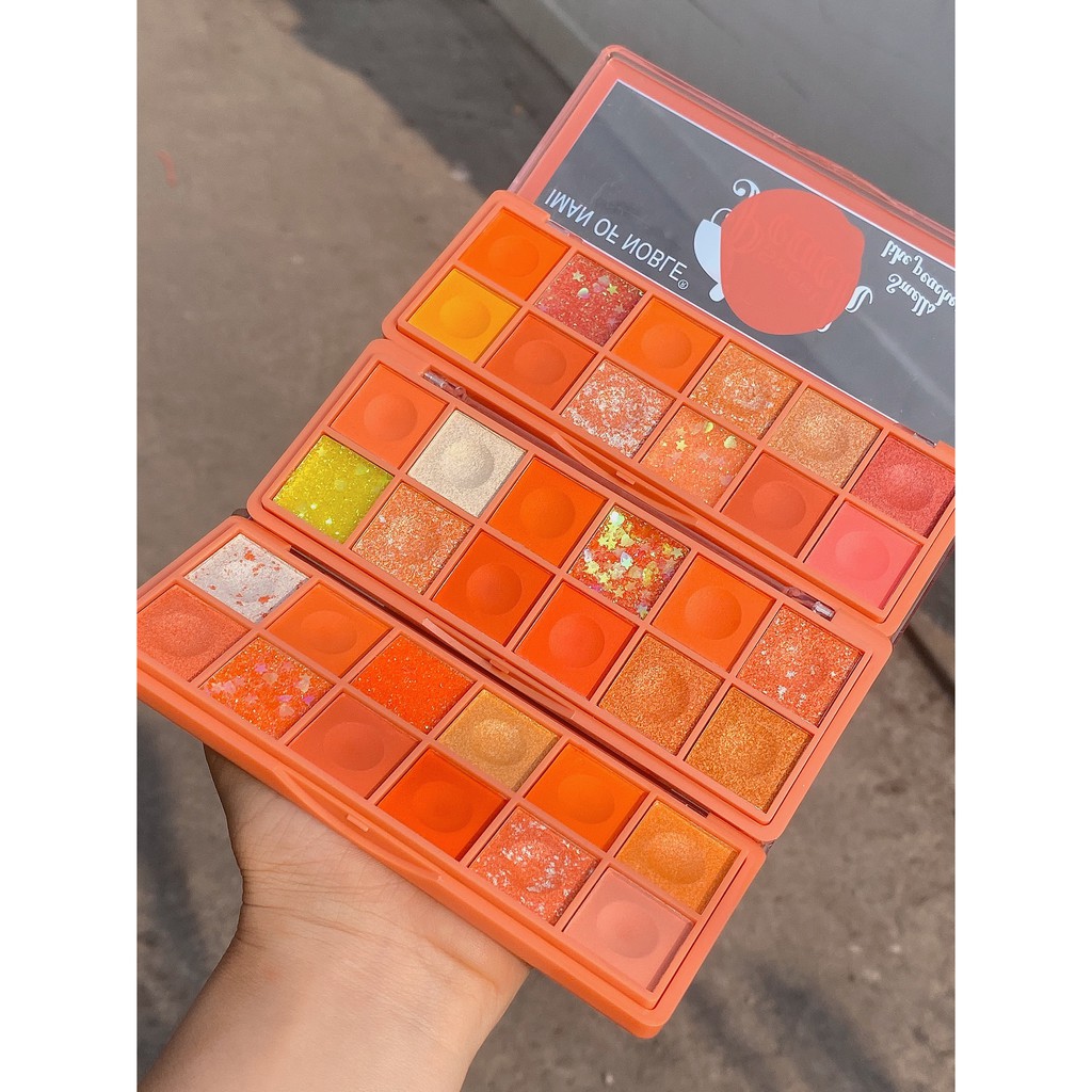 Bảng màu phấn mắt 12 ô PEACH đào makeup palette siêu cưng nội địa mới lạ sỉ tốt- GIÁ RẺ 09