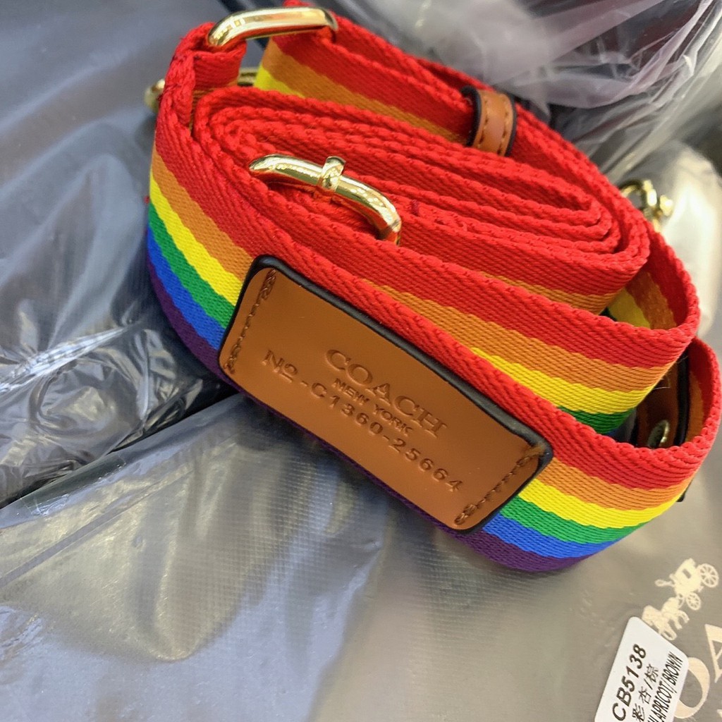 Túi Co ach cầu vồng siêu hot