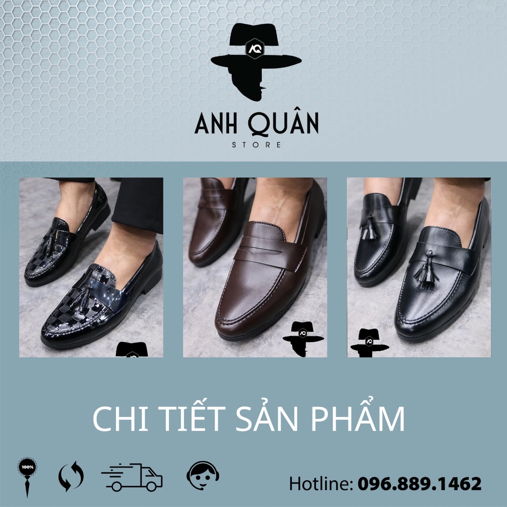 Giày Lười Nam Cao cấp AQ-STORE GL01