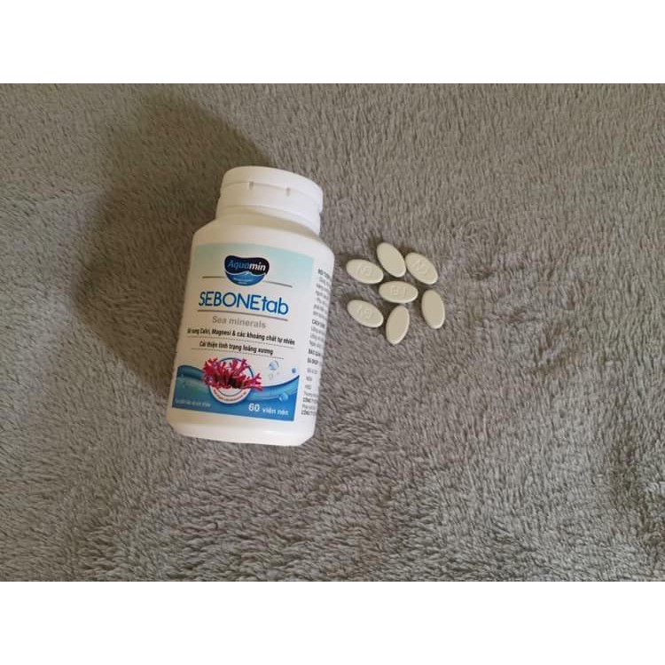 SeBoneTab-Bổ sung canxi từ tảo biển,Hỗ trợ cải thiện tình trạng loãng xương, làm chậm quá trình thoái hóa xương | Thế Giới Skin Care
