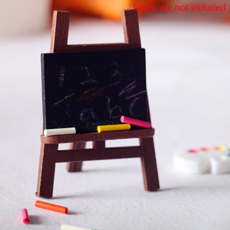 1 Bộ 2 Bảng Đen Mini Viết Phấn Cho Nhà Búp Bê