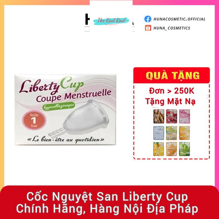 [Mã giảm giá mỹ phẩm chính hãng] ( AUTH PHÁP) CỐC NGUYỆT SAN LIBERTY CUP CHÍNH HÃNG, HÀNG NỘI ĐỊA PHÁP