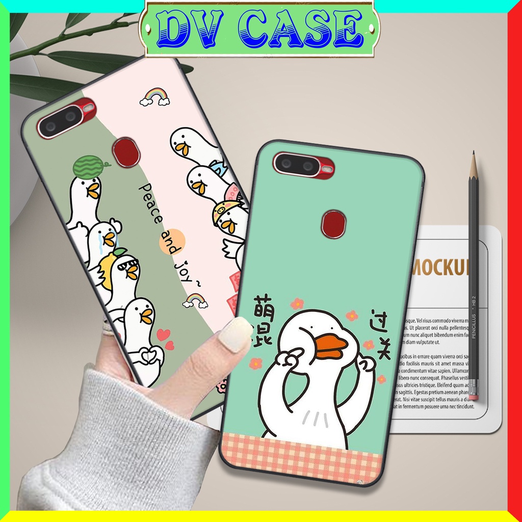 🔥 HÀNG NEW 🔥 Ốp Oppo A5S - Oppo A7 - Oppo F9 - Oppo A12 In Hình Vịt siêu cute đẹp