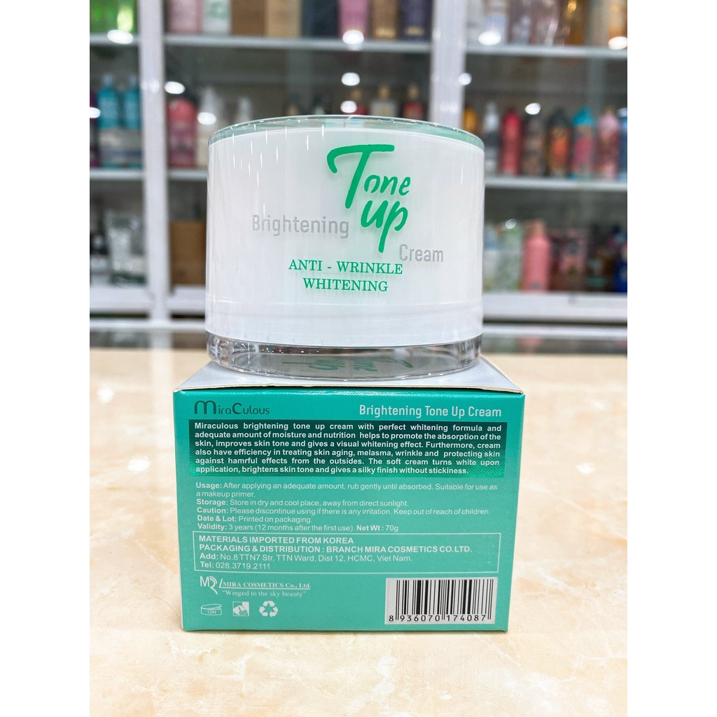 Kem Dưỡng Trắng Da Miraculous Brightening Tone Up Cream 70g